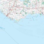 Kortforsyningen Rødby (1:100,000 scale) digital map