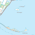 Kortforsyningen Rødby (1:100,000 scale) digital map