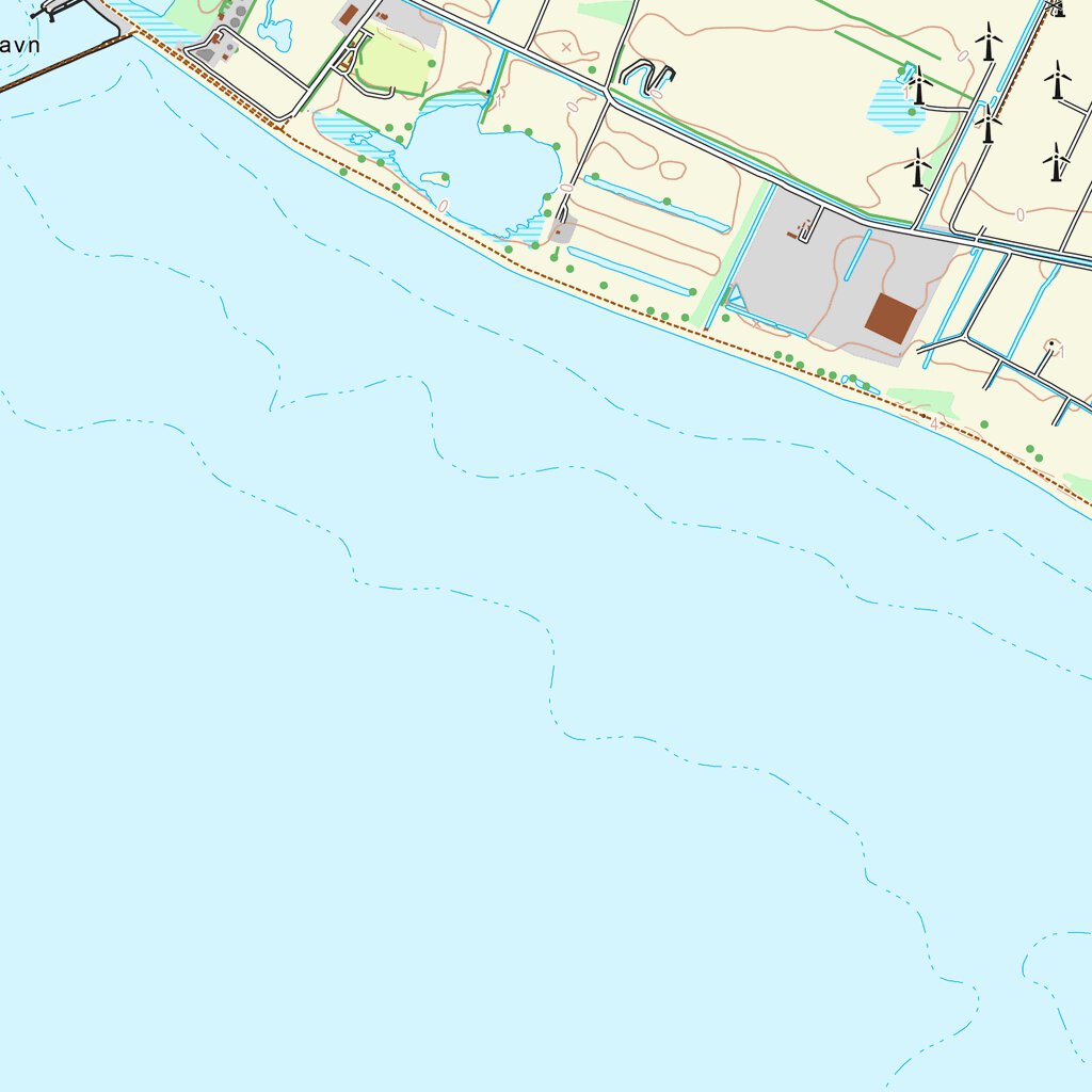Rødby (1:25,000 scale) Map by Kortforsyningen | Avenza Maps