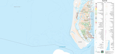 Kortforsyningen Rømø 1 (1:50,000 scale) digital map