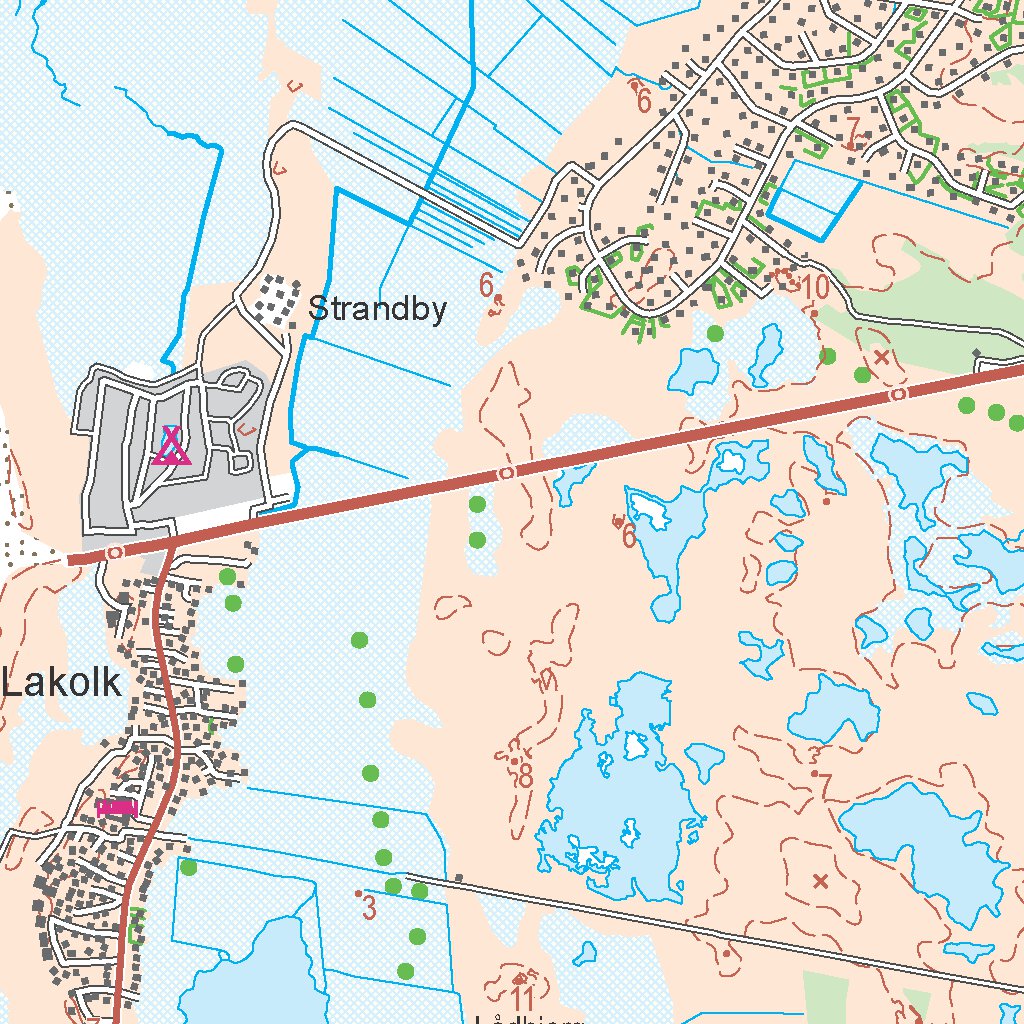 Rømø 1 (1:50,000 scale) Map by Kortforsyningen | Avenza Maps