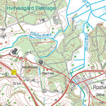 Kortforsyningen Rønde (1:50,000 scale) digital map