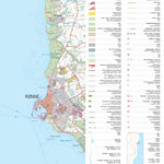 Kortforsyningen Rønne (1:50,000 scale) digital map