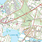 Kortforsyningen Roslev (1:50,000 scale) digital map