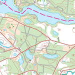 Kortforsyningen Ry (1:50,000 scale) digital map