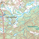 Kortforsyningen Ry (1:50,000 scale) digital map