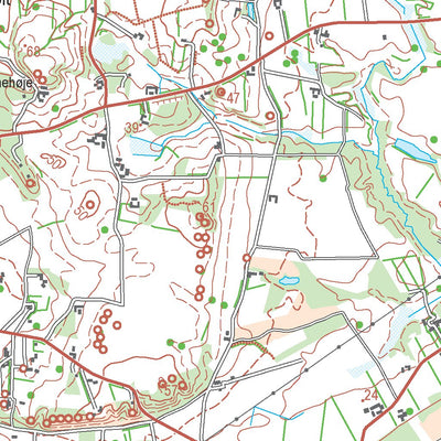 Kortforsyningen Sæby (1:50,000 scale) digital map