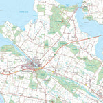 Kortforsyningen Sakskøbing (1:50,000 scale) digital map