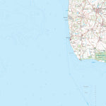 Kortforsyningen Samsø 1 (1:50,000 scale) digital map