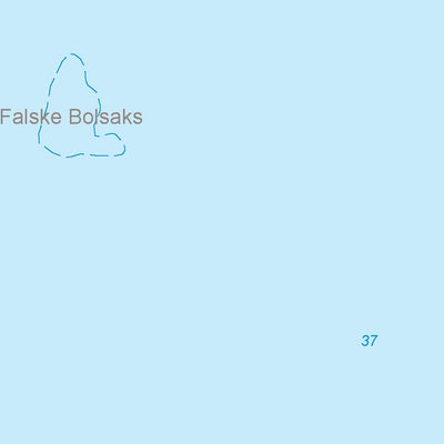 Kortforsyningen Samsø (1:100,000 scale) digital map