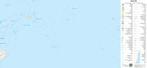 Kortforsyningen Samsø 2 (1:50,000 scale) digital map