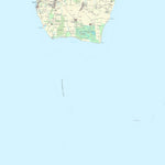 Kortforsyningen Samsø 3 (1:25,000 scale) digital map