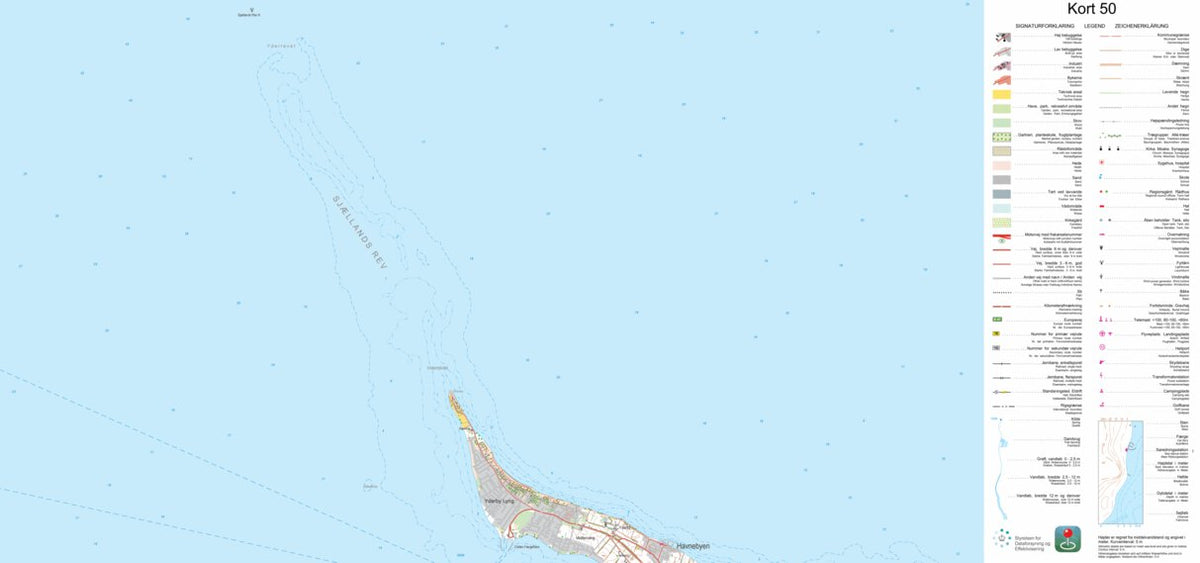 Sjællands Odde (1:50,000 scale) Map by Kortforsyningen | Avenza Maps