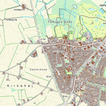 Kortforsyningen Skærbæk (1:25,000 scale) digital map