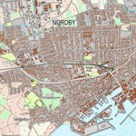 Kortforsyningen Skagen 1 (1:25,000 scale) digital map