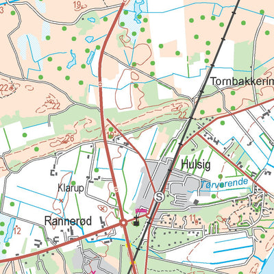 Kortforsyningen Skagen 1 (1:50,000 scale) digital map