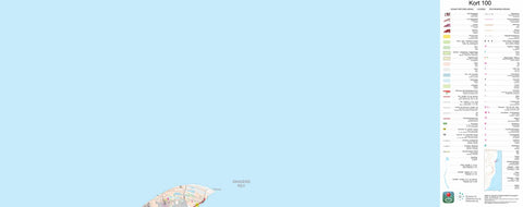 Kortforsyningen Skagen (1:100,000 scale) digital map