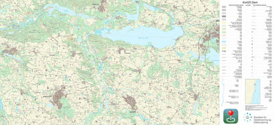 Kortforsyningen Skanderborg (1:25,000 scale) digital map
