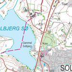 Kortforsyningen Skanderborg (1:50,000 scale) digital map