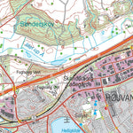 Kortforsyningen Skanderborg (1:50,000 scale) digital map