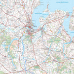 Kortforsyningen Skive (1:100,000 scale) digital map
