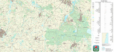 Kortforsyningen Skørping (1:25,000 scale) digital map