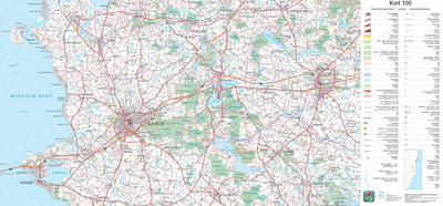 Slagelse Denmark Map Slagelse (1:100,000 scale) Map by Kortforsyningen | Avenza Maps
