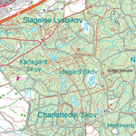Kortforsyningen Slagelse (1:50,000 scale) digital map