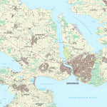 Kortforsyningen Sønderborg (1:25,000 scale) digital map