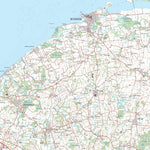 Kortforsyningen Søndersø (1:50,000 scale) digital map