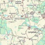 Kortforsyningen Stege (1:25,000 scale) digital map