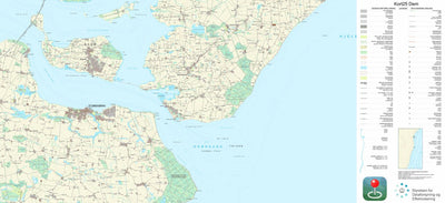 Kortforsyningen Stubbekøbing (1:25,000 scale) digital map