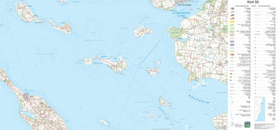 Kortforsyningen Svendborg (1:50,000 scale) digital map