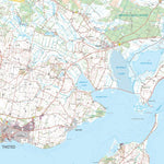 Kortforsyningen Thisted 1 (1:50,000 scale) digital map