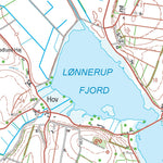 Kortforsyningen Thisted 1 (1:50,000 scale) digital map