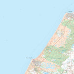 Kortforsyningen Thisted 3 (1:50,000 scale) digital map