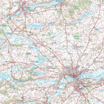 Kortforsyningen Tjele (1:100,000 scale) digital map