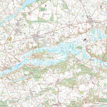 Kortforsyningen Tjele (1:50,000 scale) digital map