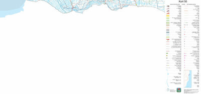 Kortforsyningen Tønder 2 (1:50,000 scale) digital map