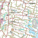 Kortforsyningen Tranekær (1:50,000 scale) digital map