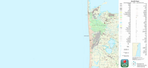 Kortforsyningen Ulfborg 2 (1:25,000 scale) digital map