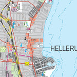 Kortforsyningen Værløse (1:50,000 scale) digital map