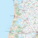 Kortforsyningen Varde (1:100,000 scale) digital map