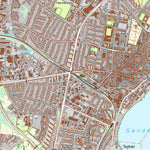 Kortforsyningen Viborg (1:25,000 scale) digital map