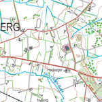 Kortforsyningen Vildbjerg (1:50,000 scale) digital map