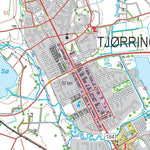 Kortforsyningen Vildbjerg (1:50,000 scale) digital map