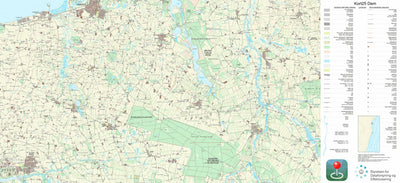 Kortforsyningen Vinderup (1:25,000 scale) digital map