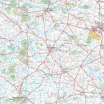 Kortforsyningen Vojens (1:100,000 scale) digital map
