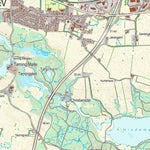 Kortforsyningen Vojens (1:25,000 scale) digital map