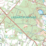 Kortforsyningen Vorbasse (1:50,000 scale) digital map